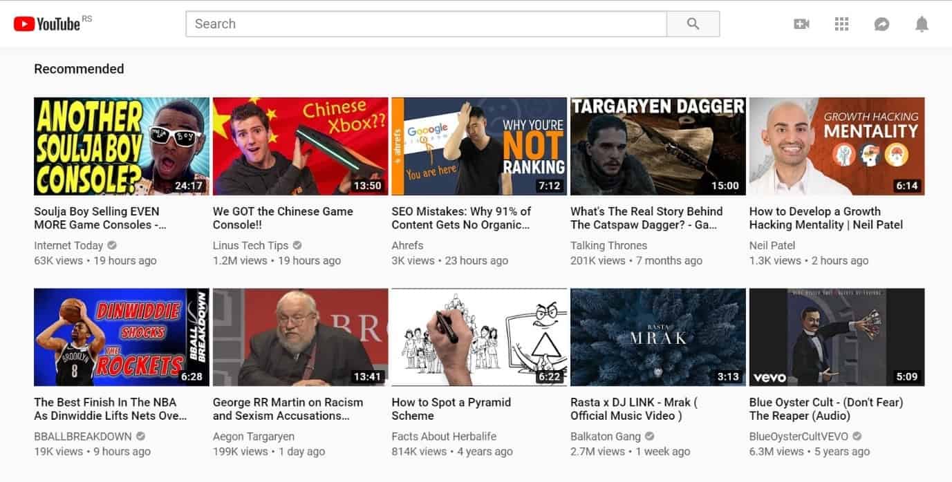 Eyeatching thumbnails image