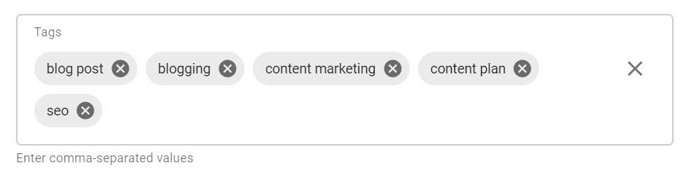 video tags image