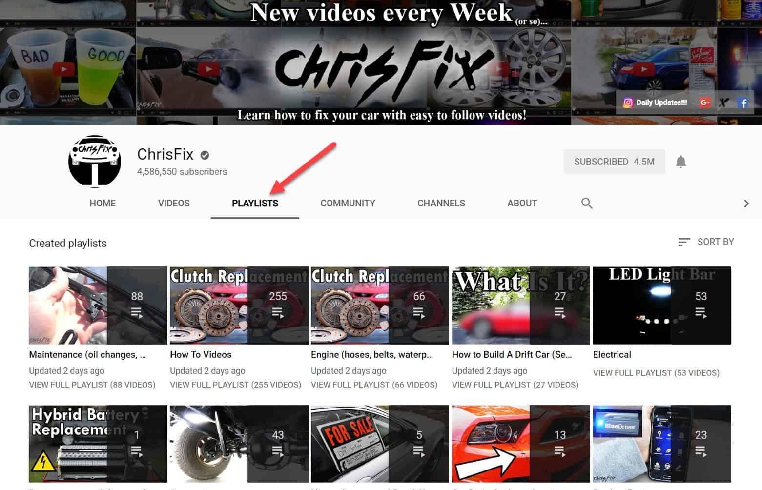 Playlists image