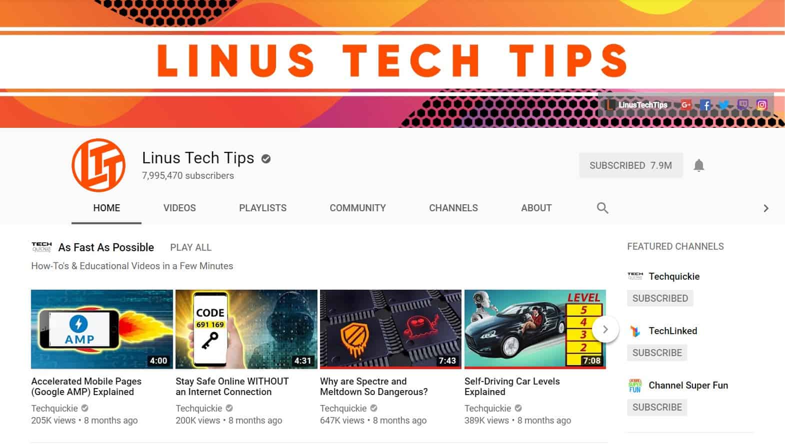 Youtube channel image