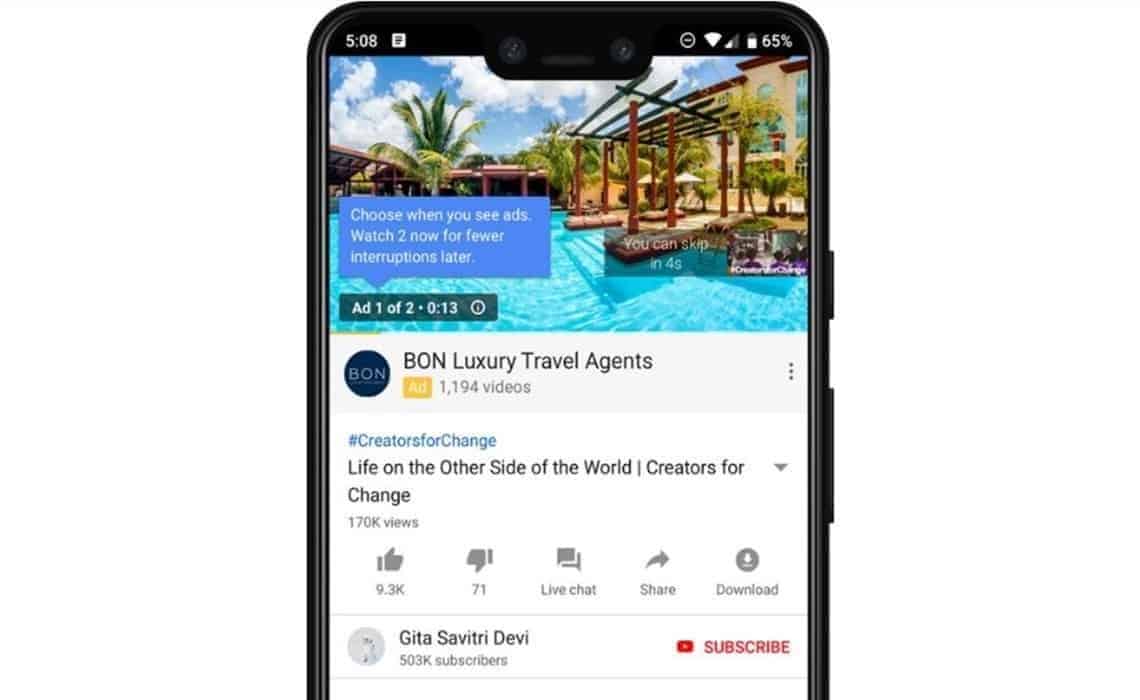 image showing using youtube video ads to increase awareness
